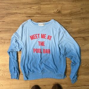 WILDFOX cover up/crew neck